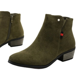 Stivaletti bassi verdi 20Y8039-11 verde 1