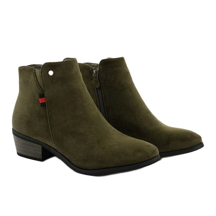 Stivaletti bassi verdi 20Y8039-11 verde 2