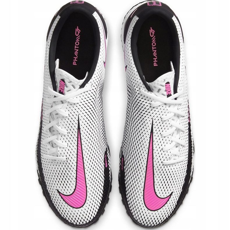 Scarpa da calcio Nike React Phantom Gt Pro Tf CK8468 160 bianca bianca 1