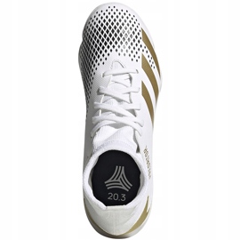 Scarpe da calcio Adidas Predator 20.3 In Junior FW9218 nero bianca 1