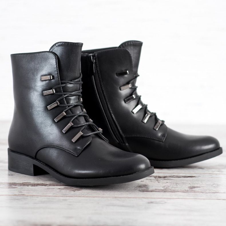 SHELOVET Stivali neri classici nero 2