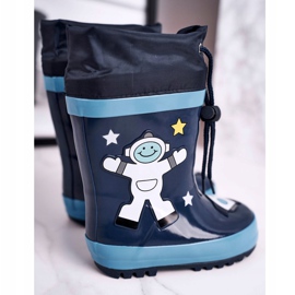 Apawwa Cosmonauta Mordeso Navy Blue Galosce bianco blu navy 2
