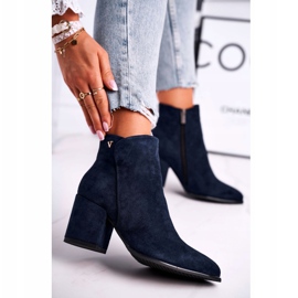 Vinceza Stivali da donna Warm Eco Suede Blu Navy So Good 1