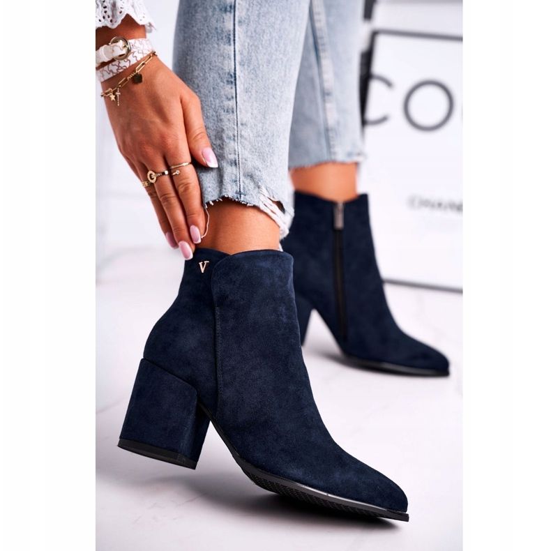 Vinceza Stivali da donna Warm Eco Suede Blu Navy So Good 1