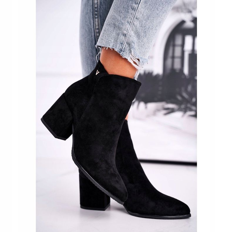 Vinceza Stivali da donna Warm Eco Suede Nero So Good 2