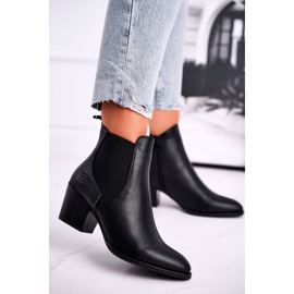 Stivali Donna Con Tacco Alto Sergio Leone Nero BT613 1