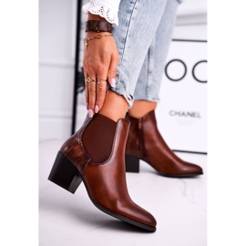Stivali Donna Con Tacco Alto Sergio Leone Marrone BT613 1