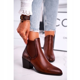 Stivali Donna Con Tacco Alto Sergio Leone Marrone BT613 2