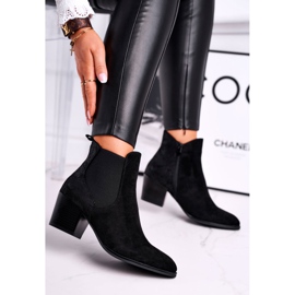 Stivali Donna Con Tacco Alto Sergio Leone Camoscio Nero BT613 2