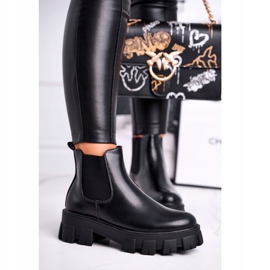 SEA Stivaletti da donna Stivaletti Jodhpur Morie Black nero 1