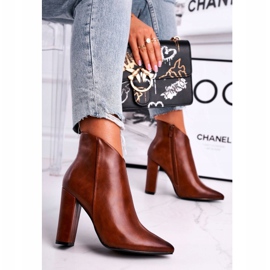 Marquiiz Stivali da donna con tacco alto Camel Rise Up marrone 1