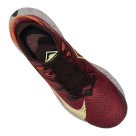 Nike Pegasus Trail 2M CK4305-600 scarpe da corsa rosso arancia grigio giallo 1