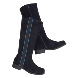 Stivali da equitazione da donna neri 7962-PG Black nero 2