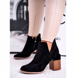 MSMG Stivali Donna Con Tacco Taglio Neri Meliori Dream nero 1
