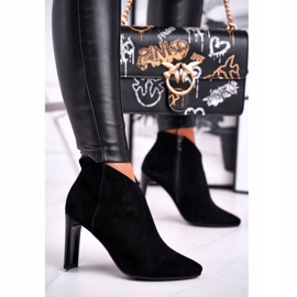 Stivali da donna con tacco alto Laura Messi Black 2200 nero 1
