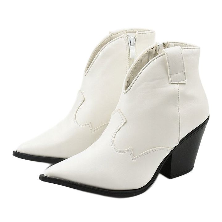 Stivali da cowboy bianchi da donna Pretender bianca 2