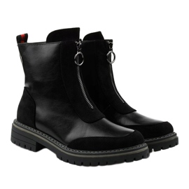 Stivali isolati piatti Shieldstone neri nero 2