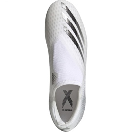 Scarpe da calcio Adidas X Ghosted.3 Ll Fg M EG8165 multicolore bianca 2