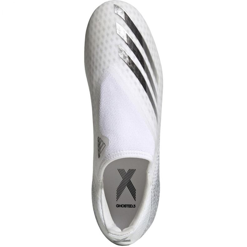 Scarpe da calcio Adidas X Ghosted.3 Ll Fg M EG8165 multicolore bianca 2