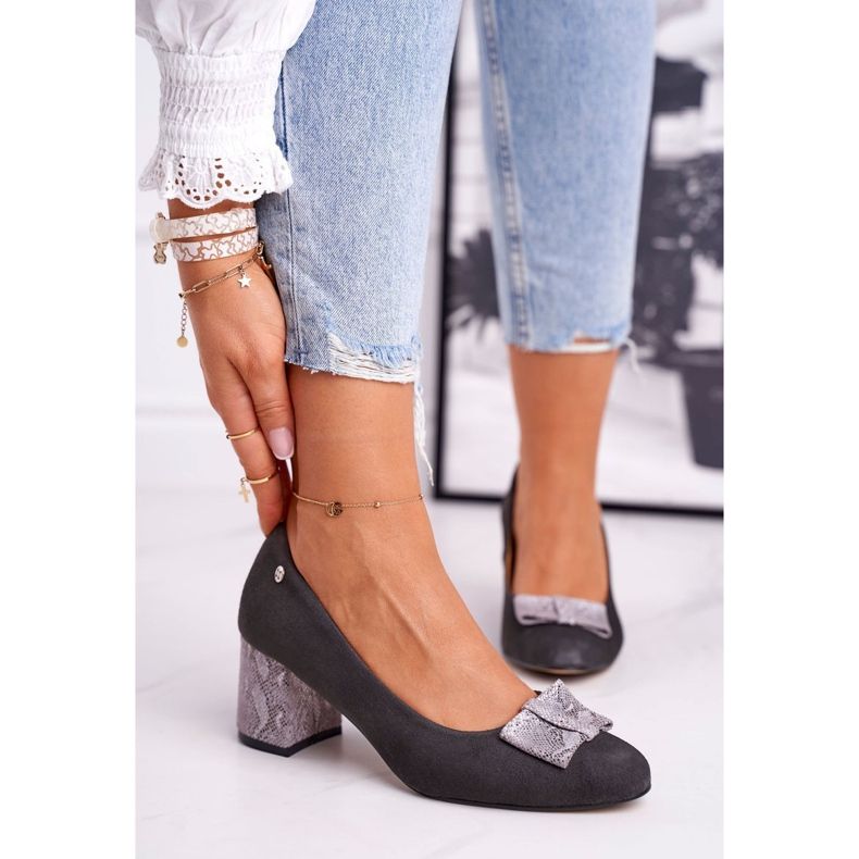 Décolleté da donna Maciejka Scamosciato Grafite 3356A-43 / 00-1 multicolore 1