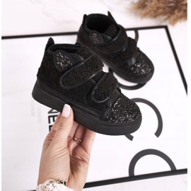 FRROCK Sneakers Bambini Alte Calde Nere Clifford nero 1