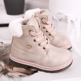 EVE Stivali Trappers Warm Bambini Beige Maestro 2