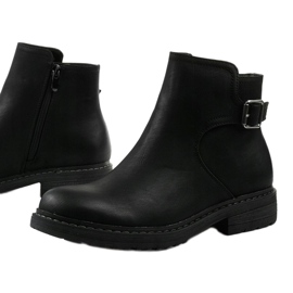 Stivali neri piatti isolanti Woodbreath nero 1