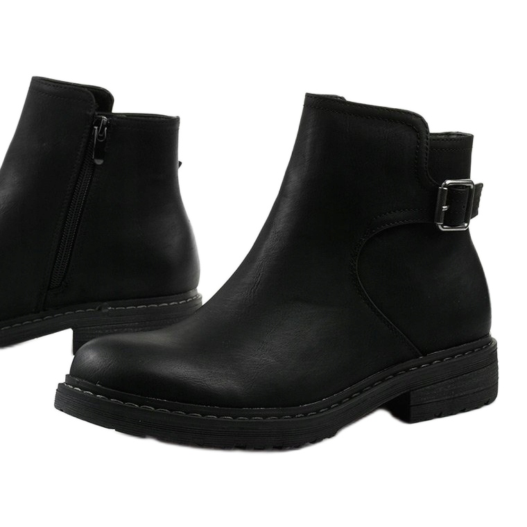 Stivali neri piatti isolanti Woodbreath nero 1