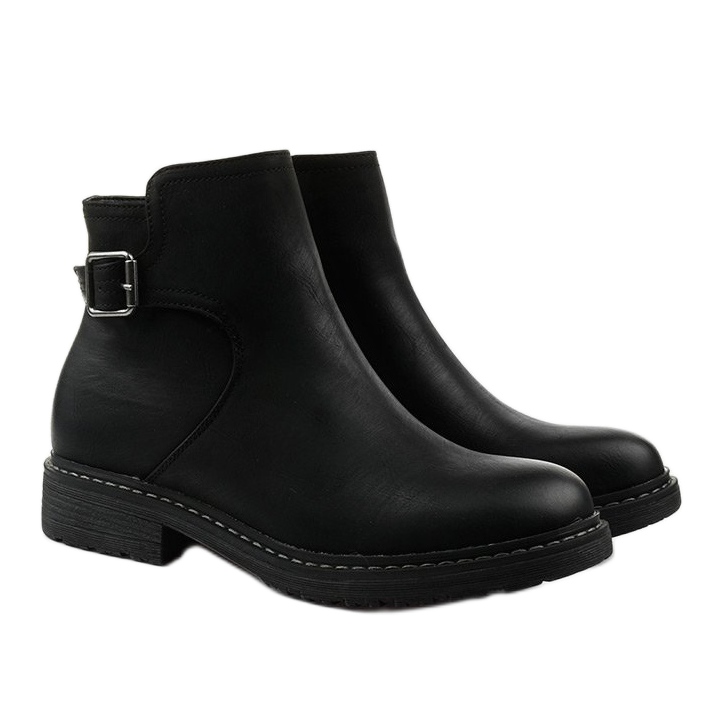 Stivali neri piatti isolanti Woodbreath nero 2
