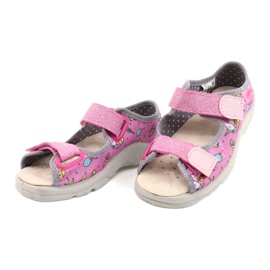 Scarpe per bambini Befado 869X136 rosa multicolore 3