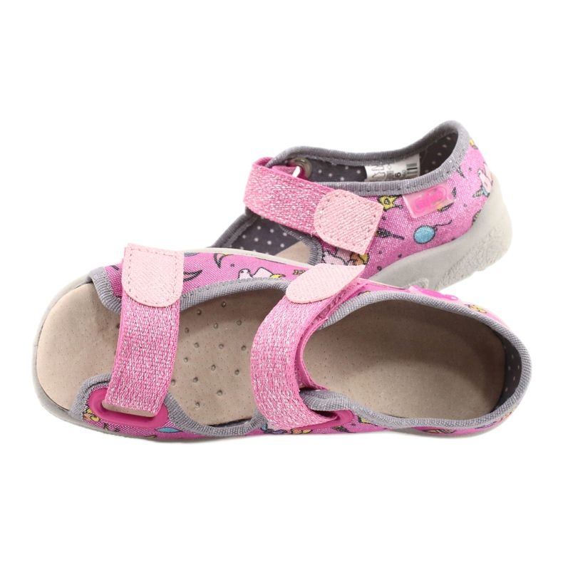 Scarpe per bambini Befado 869X136 rosa multicolore 5