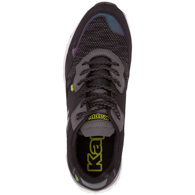 Kappa Laverton scarpe uomo nere e grigie 242930 1133 nero grigio 1