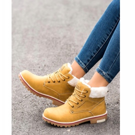 Arrigo Bello Scarpe da trekking calde giallo 1