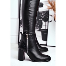 Stivali Donna Con Tacco Nero Gloris 1