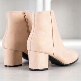 Lovery Stivali in pelle scamosciata beige 1