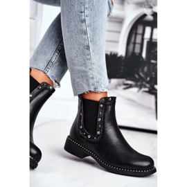 Stivaletti neri da donna Stivali Jodhpur Visible nero 1