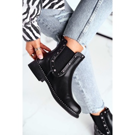 Stivaletti neri da donna Stivali Jodhpur Visible nero 2