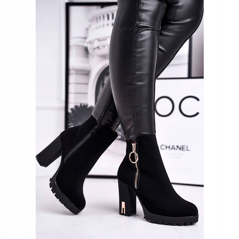 Stivali da donna con tacco alto Nero Yris 2