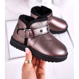 Apawwa Caldi stivali da neve per bambini Jinnie grigio multicolore 1