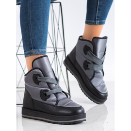 SHELOVET Stivali da neve alla moda grigio 1