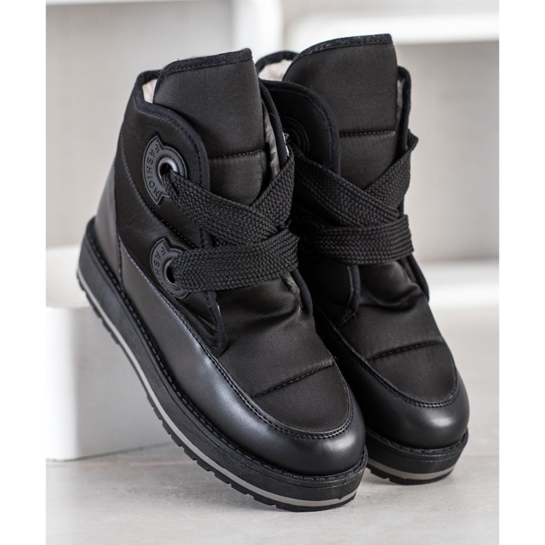 SHELOVET Stivali da neve alla moda nero 2