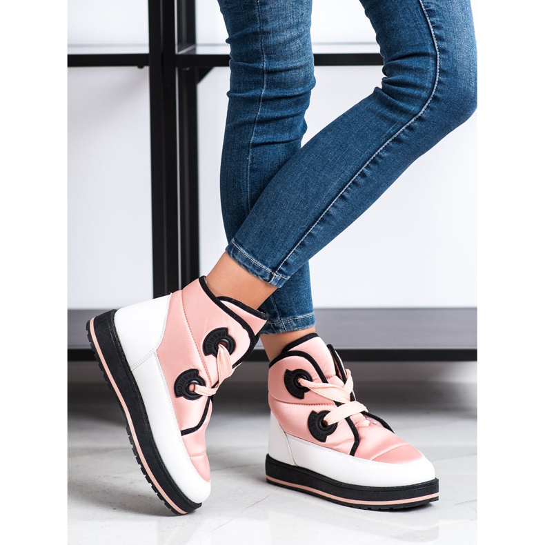 SHELOVET Stivali da neve alla moda rosa 1