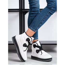SHELOVET Stivali da neve alla moda bianca 1