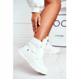 Kylie Crazy Sneakers da donna Bianco Stivali da neve Missy 2