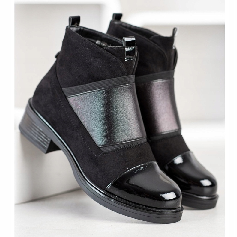 Gogo Stivali alla moda slip-on nero 1