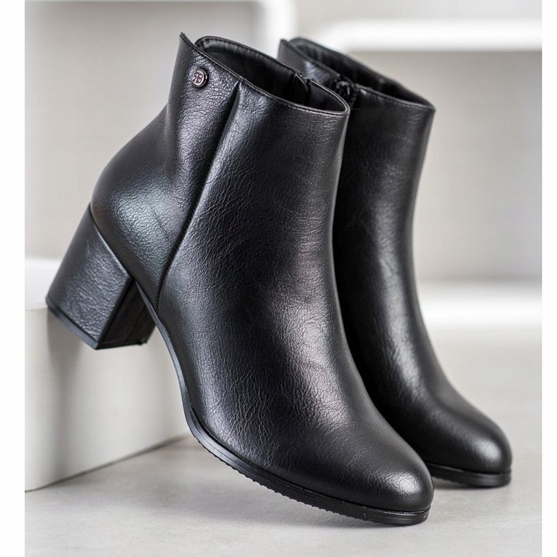 J. Star Stivali caldi con ecopelle nero 2