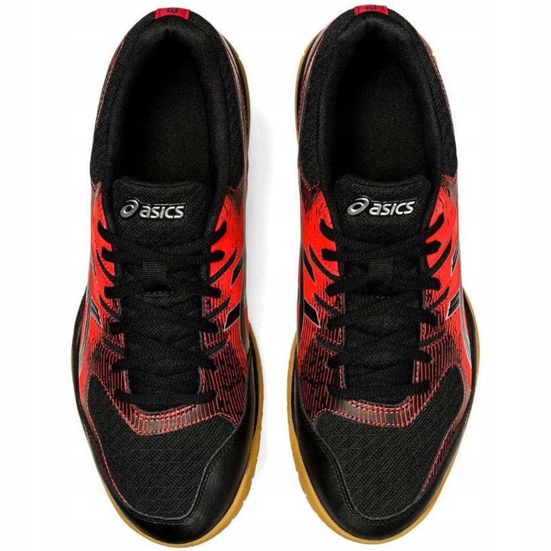 Asics Gel Rocket 9 nero-rosso 1071A030 003 scarpe volley uomo 1