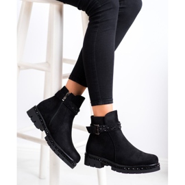 Bella Star Stivaletti Neri Con Ornamenti nero 1