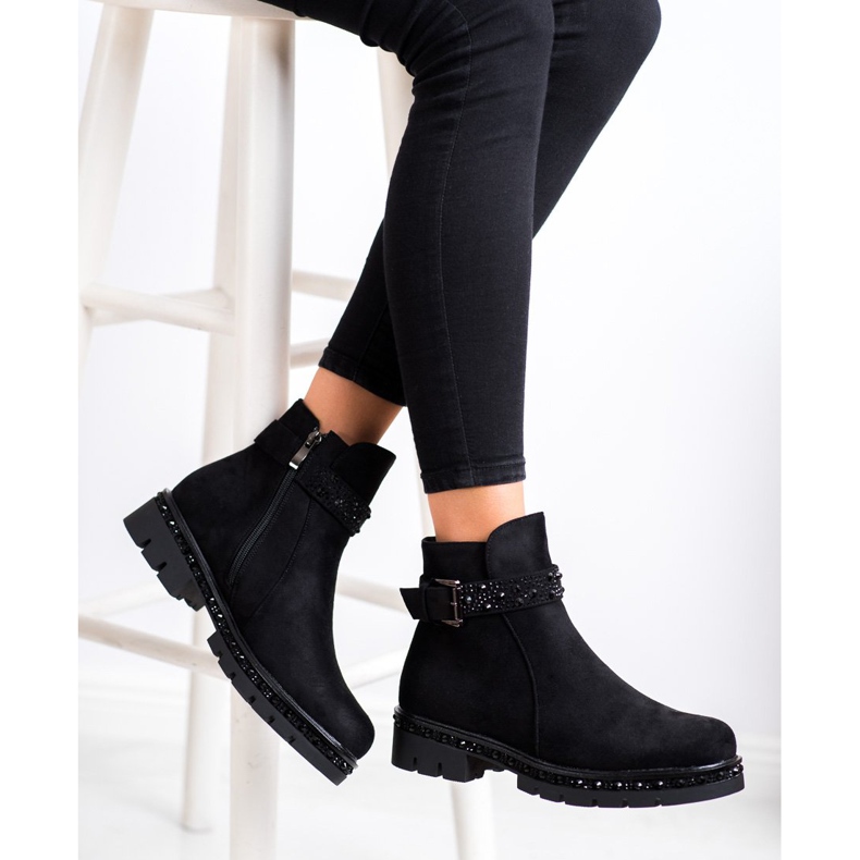 Bella Star Stivaletti Neri Con Ornamenti nero 1