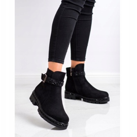 Bella Star Stivaletti Neri Con Ornamenti nero 2